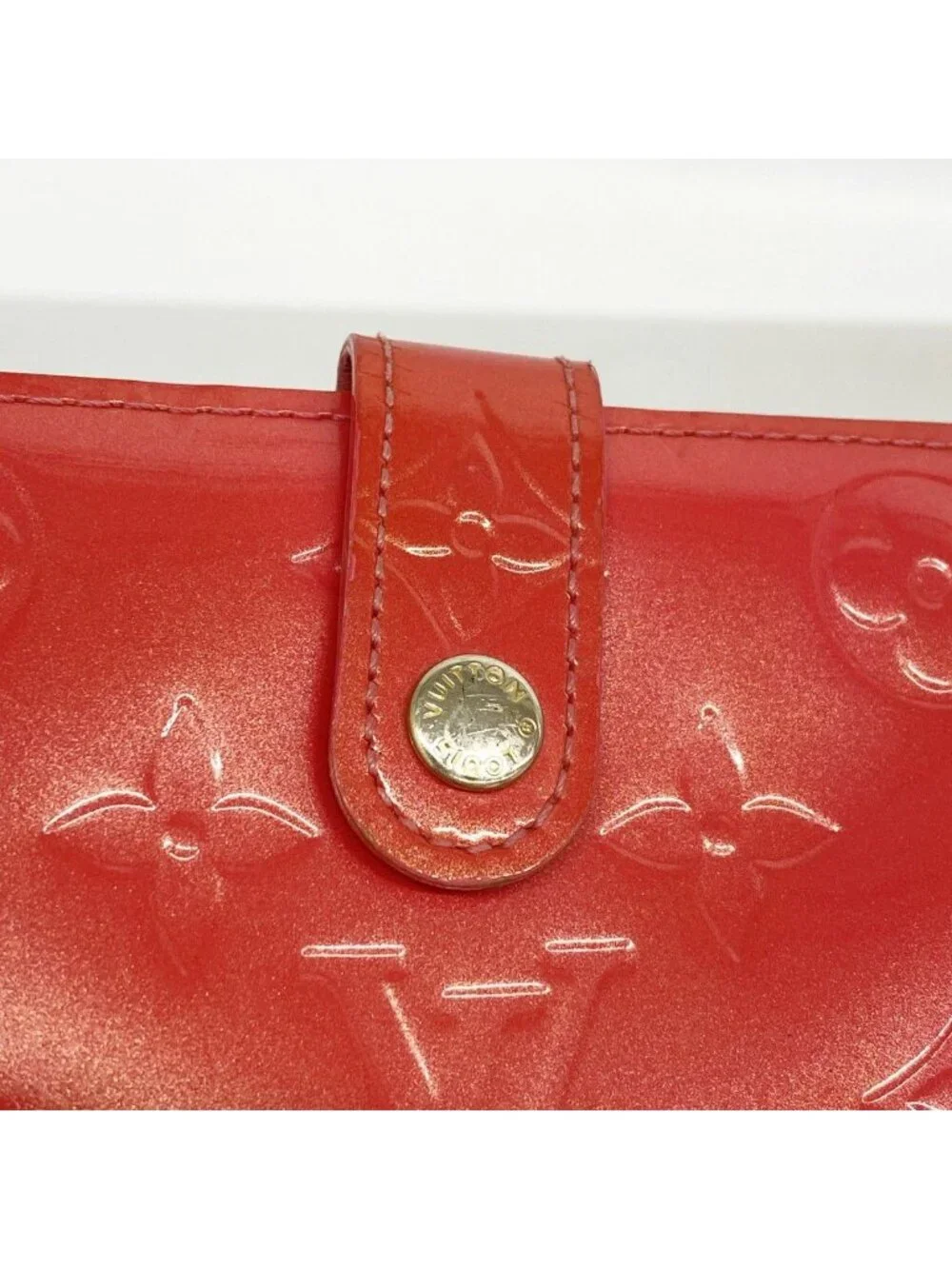 Louis Vuitton Wallet Vernis Porte-Monnaie Viennois Fran Fleece
